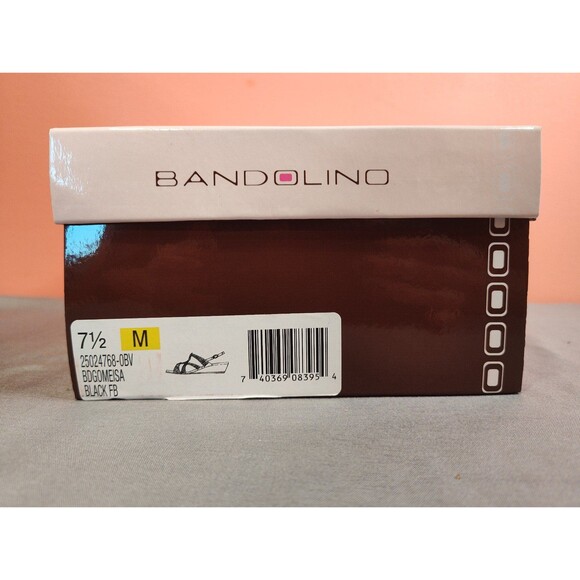 Women's Bandolino Gomeisa Embellished Wedge Sandals Black US 7.5 - Picture 6 of 6